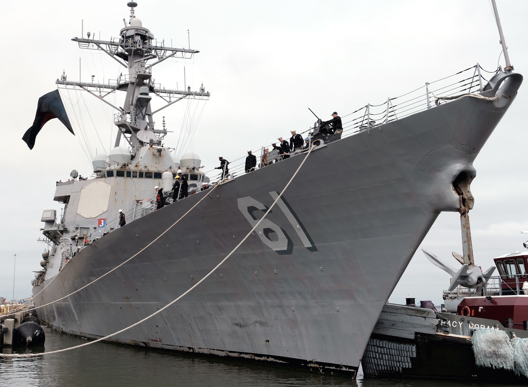 ddg-61 uss ramage guided missile destroyer arleigh burke class aegis us navy returning norfolk virginia 2020 103