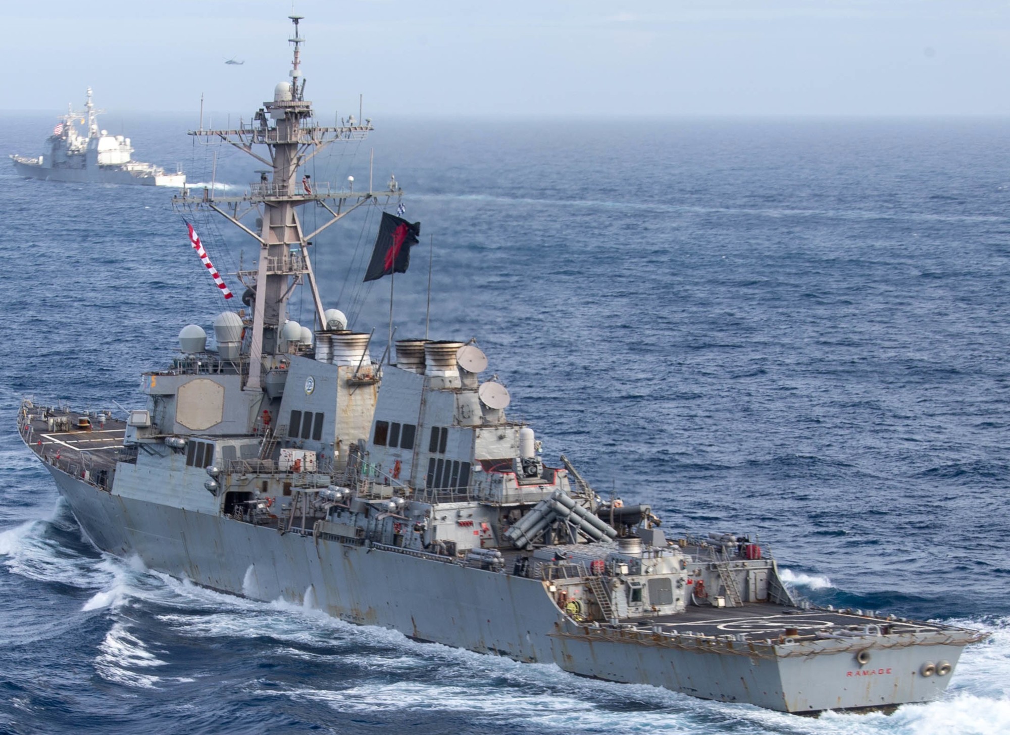 ddg-61 uss ramage guided missile destroyer arleigh burke class aegis us navy 106