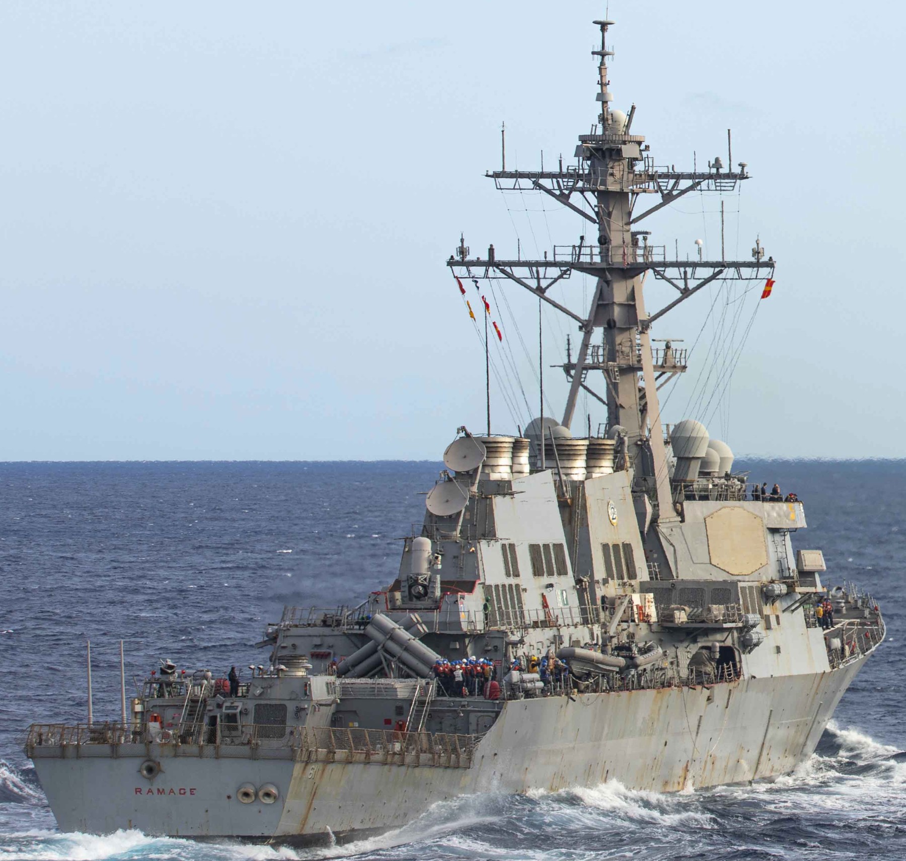 ddg-61 uss ramage guided missile destroyer arleigh burke class aegis us navy 108