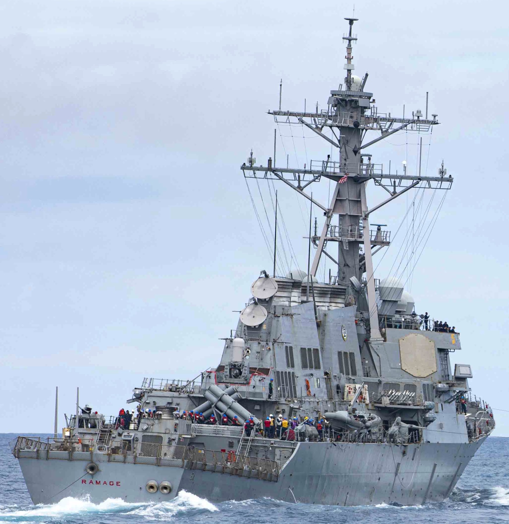 ddg-61 uss ramage guided missile destroyer arleigh burke class aegis us navy 112