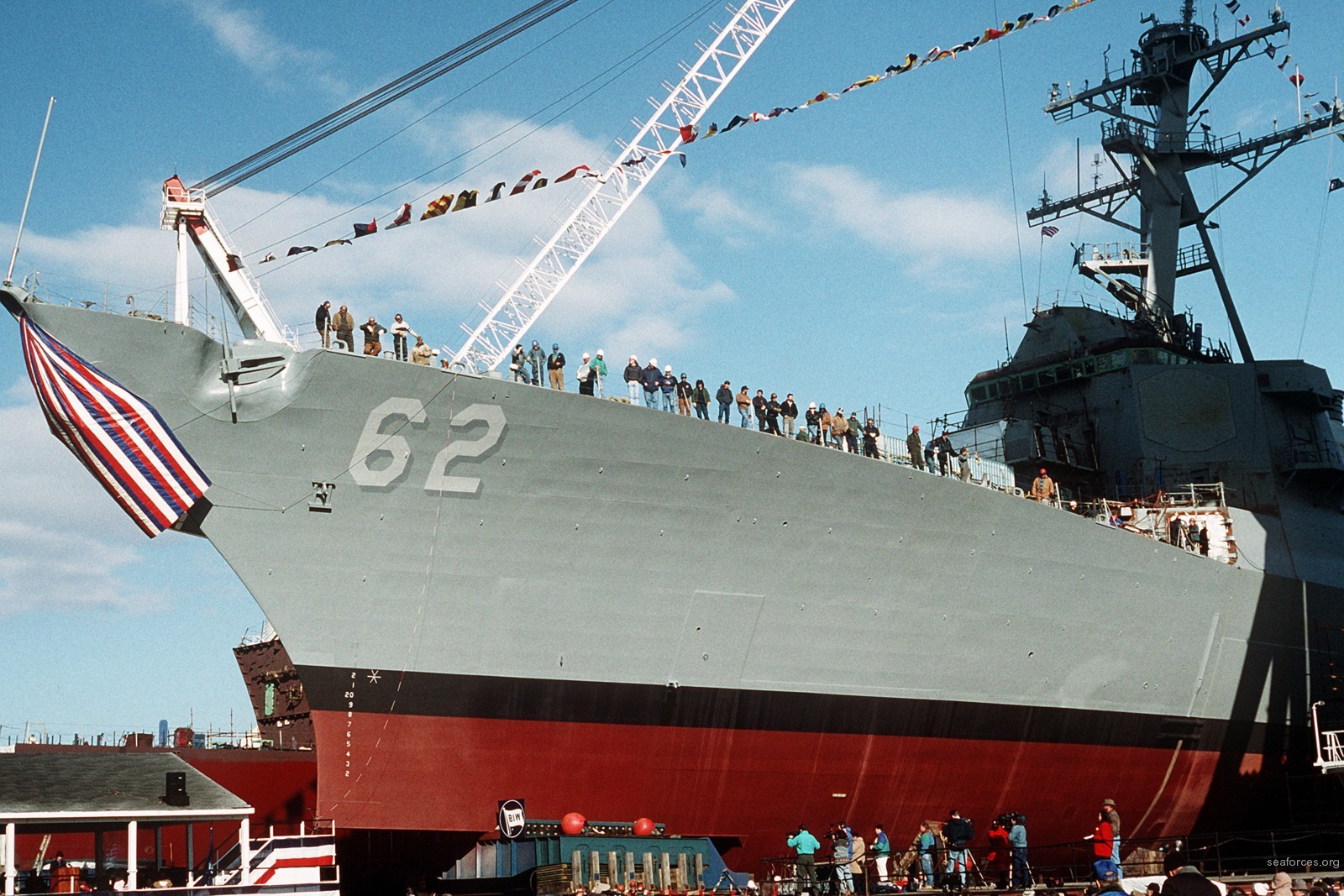 ddg-62 uss fitzgerald guided missile destroyer 1994 109 bath iron works maine