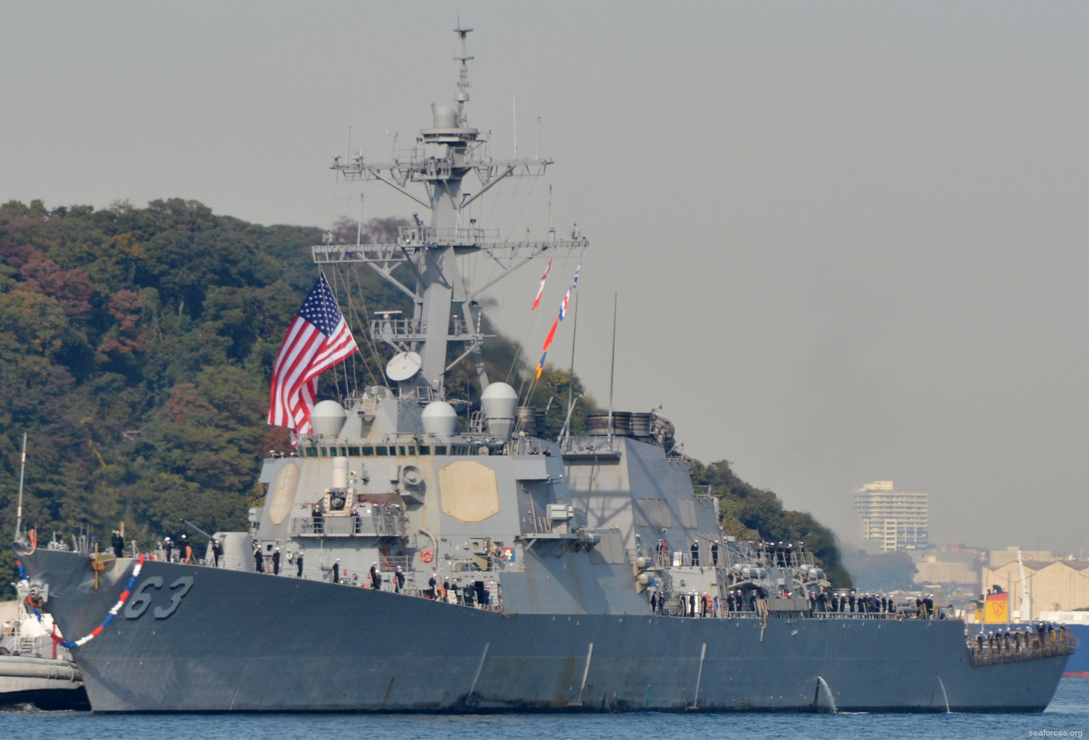 ddg-63 uss stethem guided missile destroyer 14 yokosuka japan