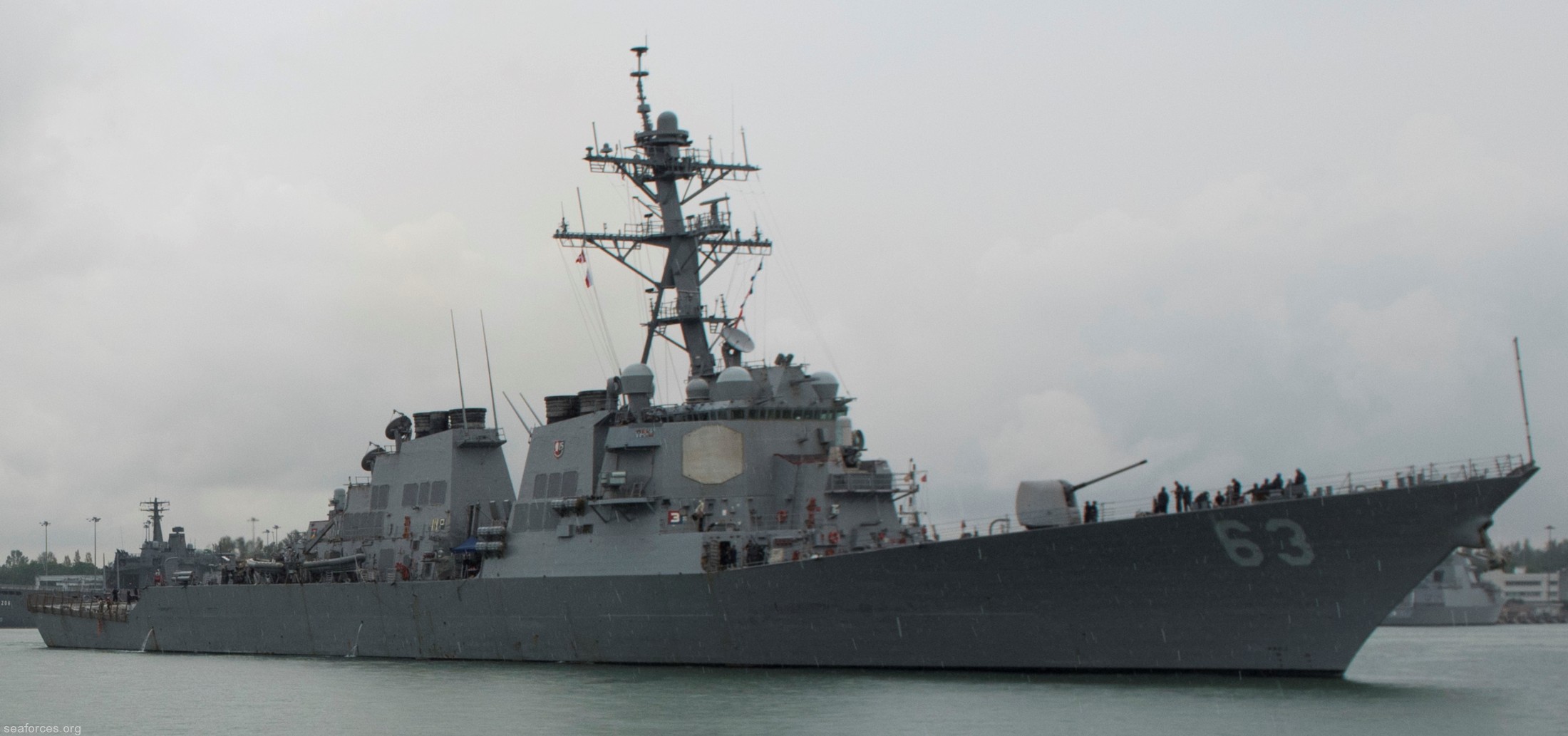ddg-63 uss stethem guided missile destroyer 26 changi naval base singapore