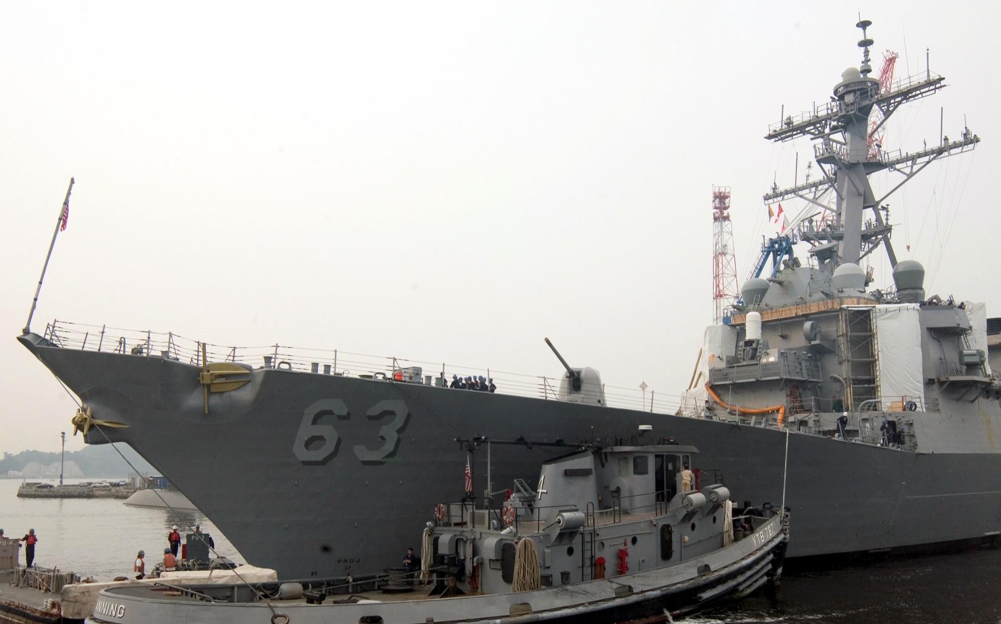 ddg-63 uss stethem guided missile destroyer 49 fleact yokosuka
