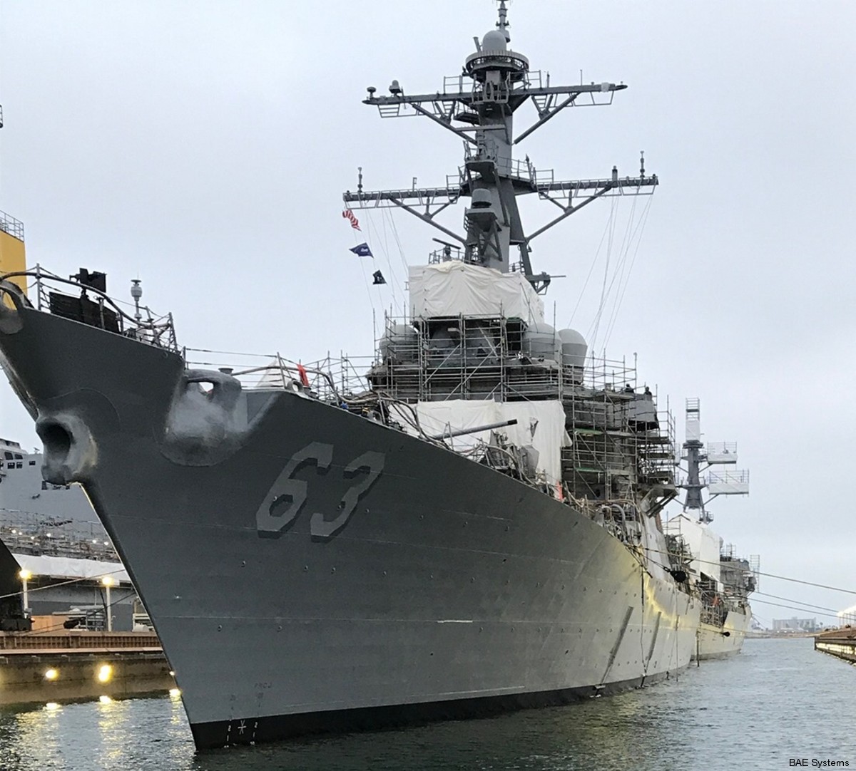 ddg-63 uss stethem guided missile destroyer undocking bae systems san diego 2020 87