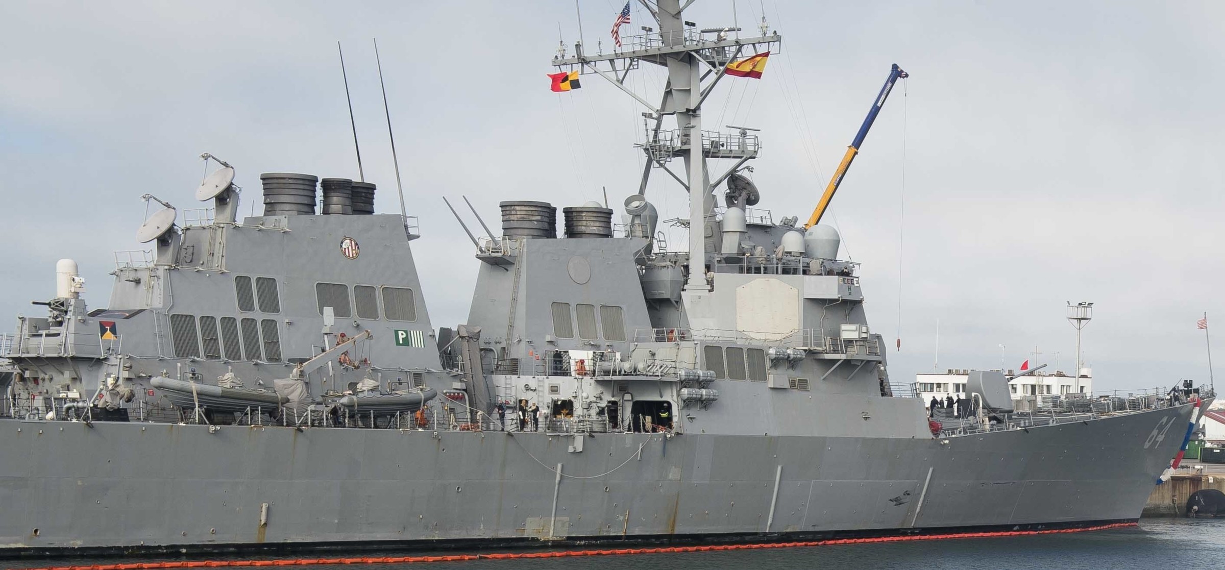 ddg-64 uss carney arleigh burke class guided missile destroyer aegis naval station rota spain 121