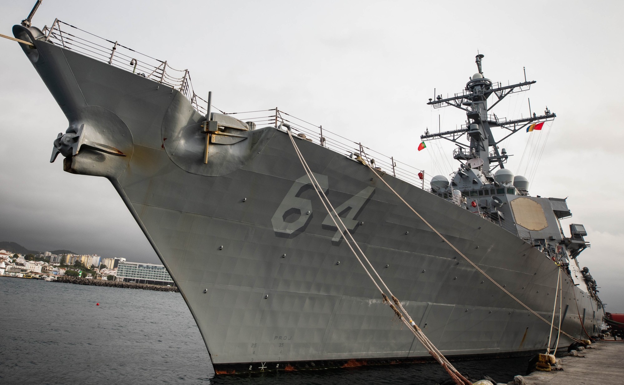 ddg-64 uss carney arleigh burke class guided missile destroyer ponta delgada azores portugal 131