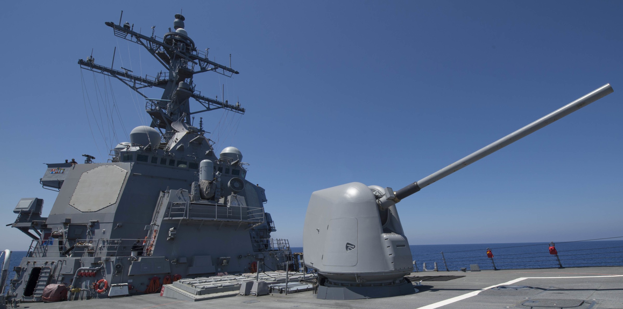 ddg-64 uss carney guided missile destroyer mk.45 mod.2 gun 145