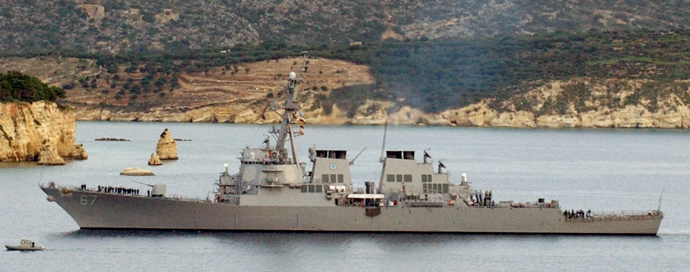 ddg-67 uss cole guided missile destroyer arleigh burke class navy aegis 40