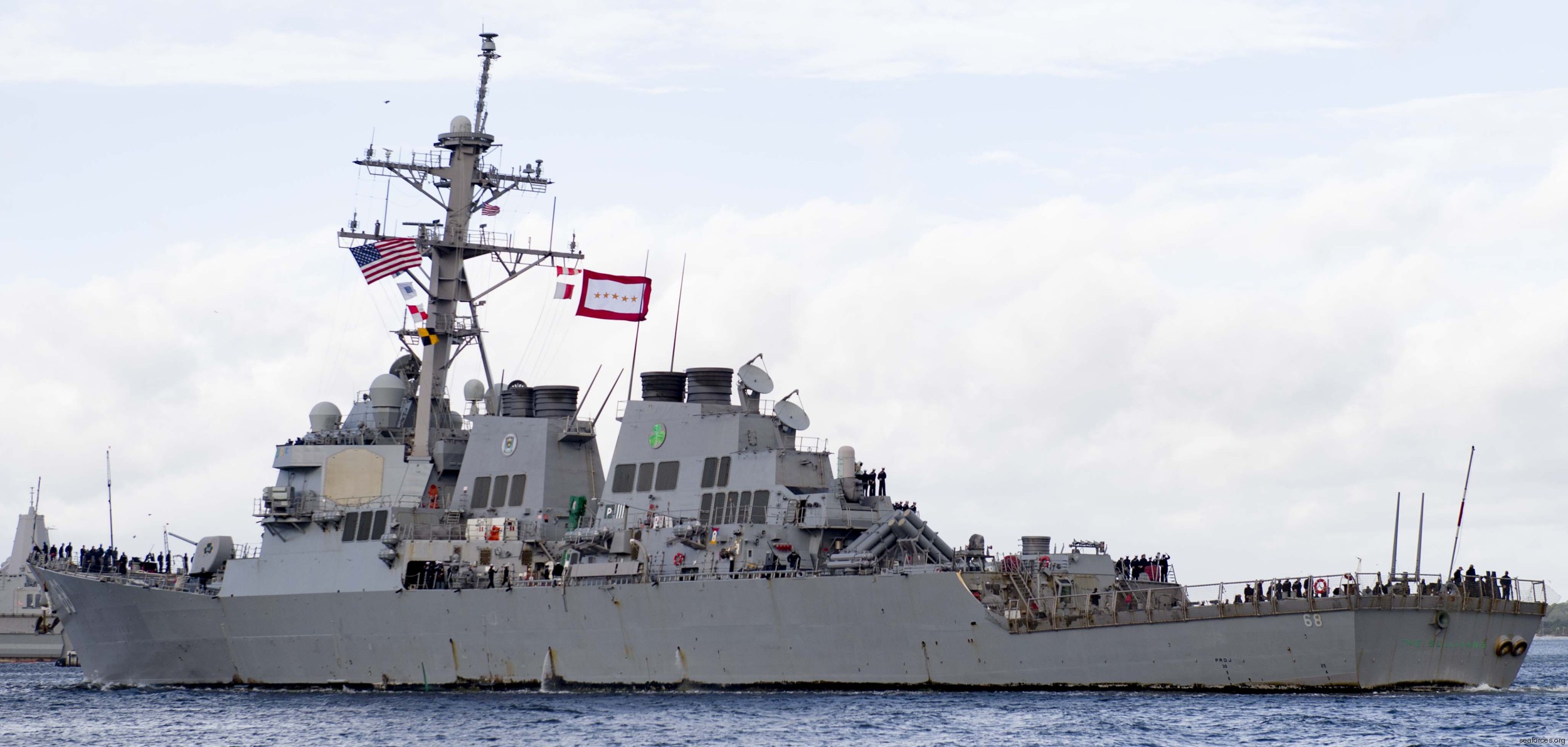 ddg-68 uss the sullivans guided missile destroyer arleigh burke class aegis 13 mayport florida