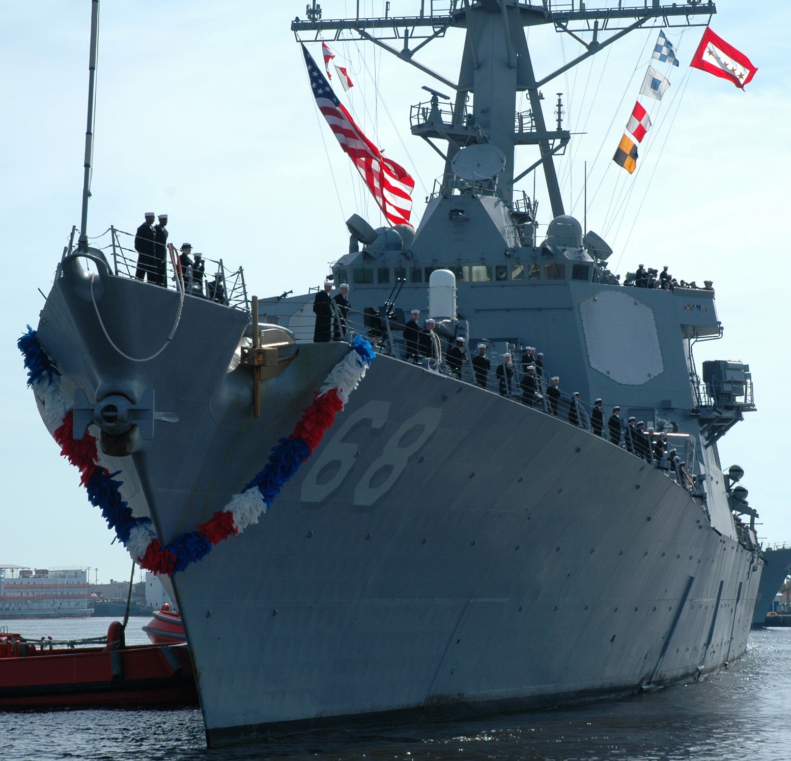 ddg-68 uss the sullivans guided missile destroyer arleigh burke class aegis 47 mayport florida