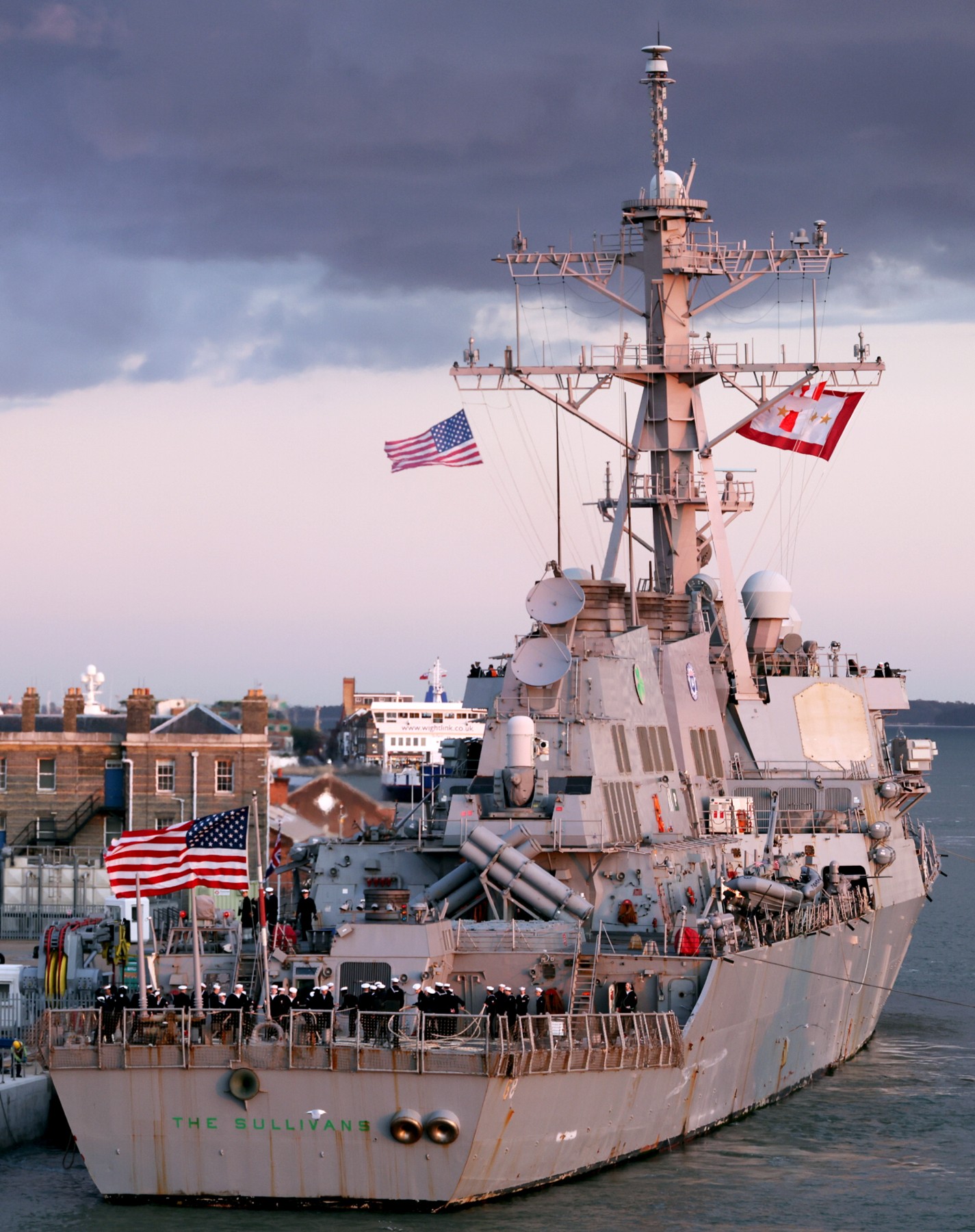 ddg-68 uss the sullivans guided missile destroyer hmnb portsmouth uk 2021 57