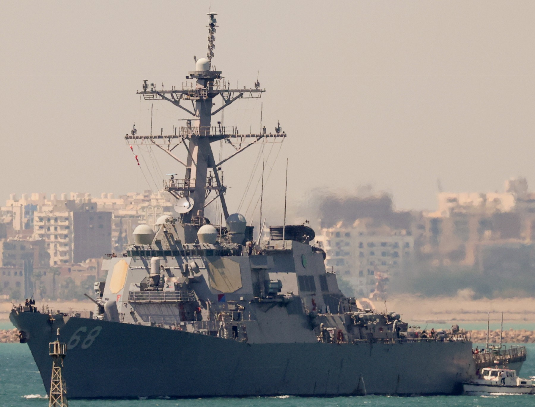 ddg-68 uss the sullivans guided missile destroyer suez canal 2021 58