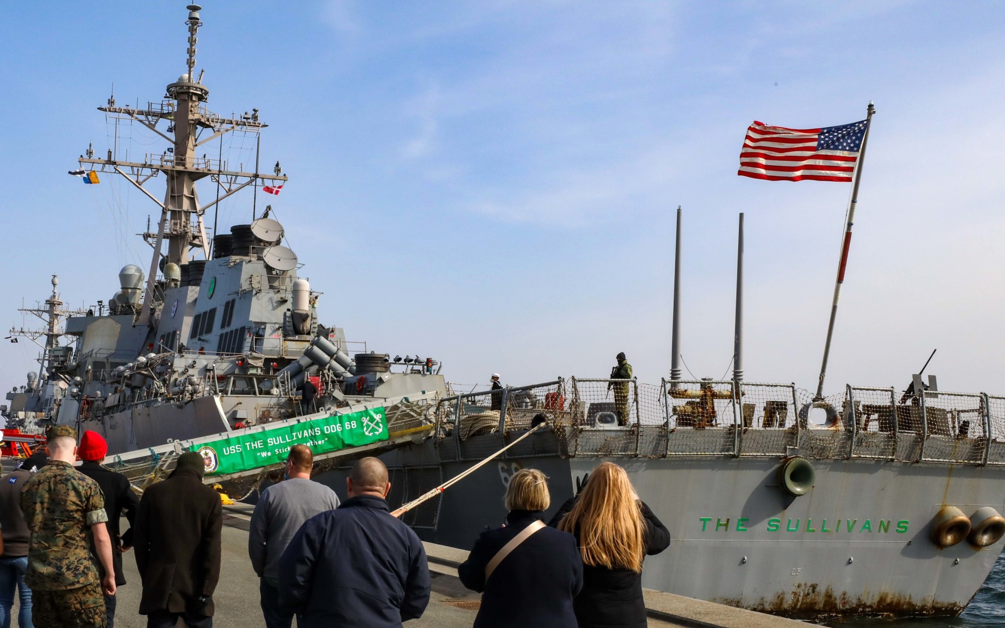 ddg-68 uss the sullivans guided missile destroyer copenhagen denmark 2022