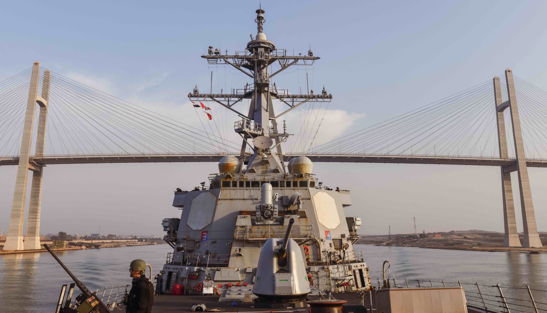 ddg-68 uss the sullivans guided missile destroyer suez canal 2022