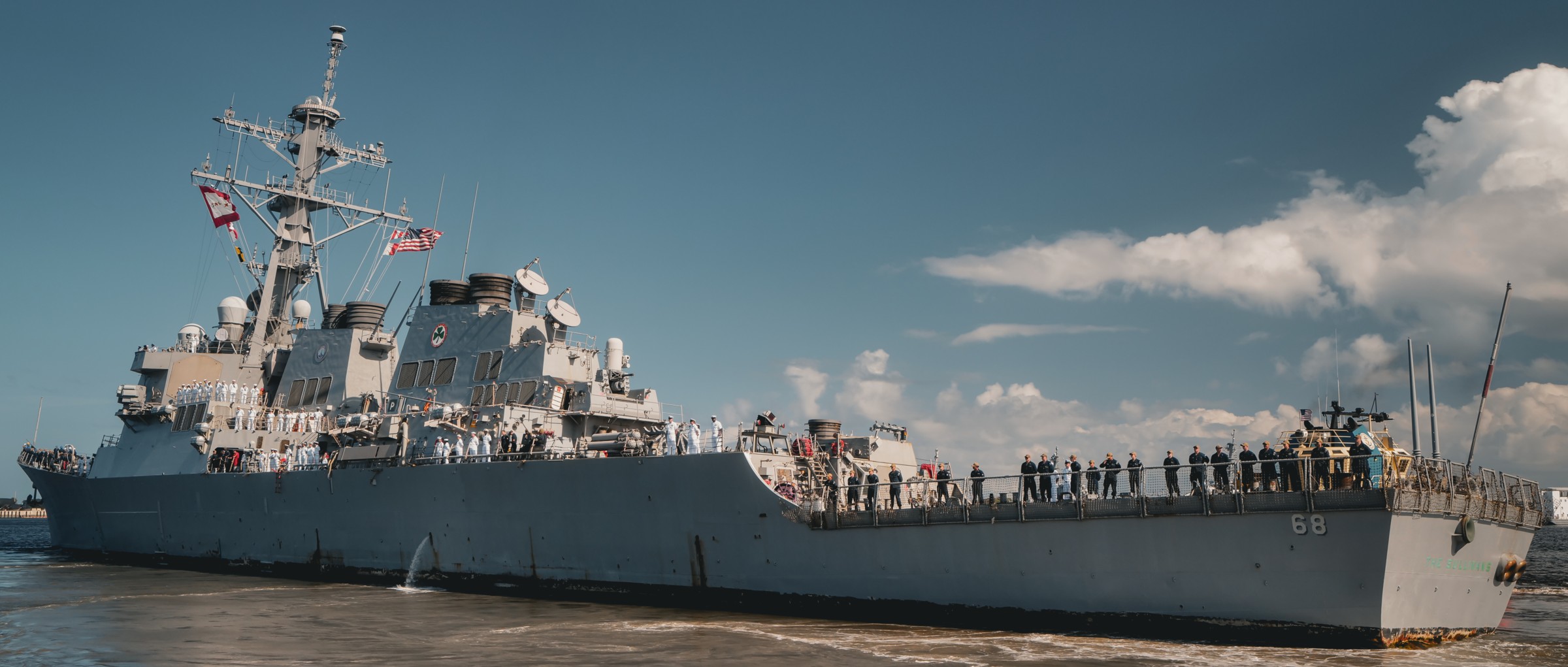 ddg-68 uss the sullivans guided missile destroyer departing mayport november 2024 73