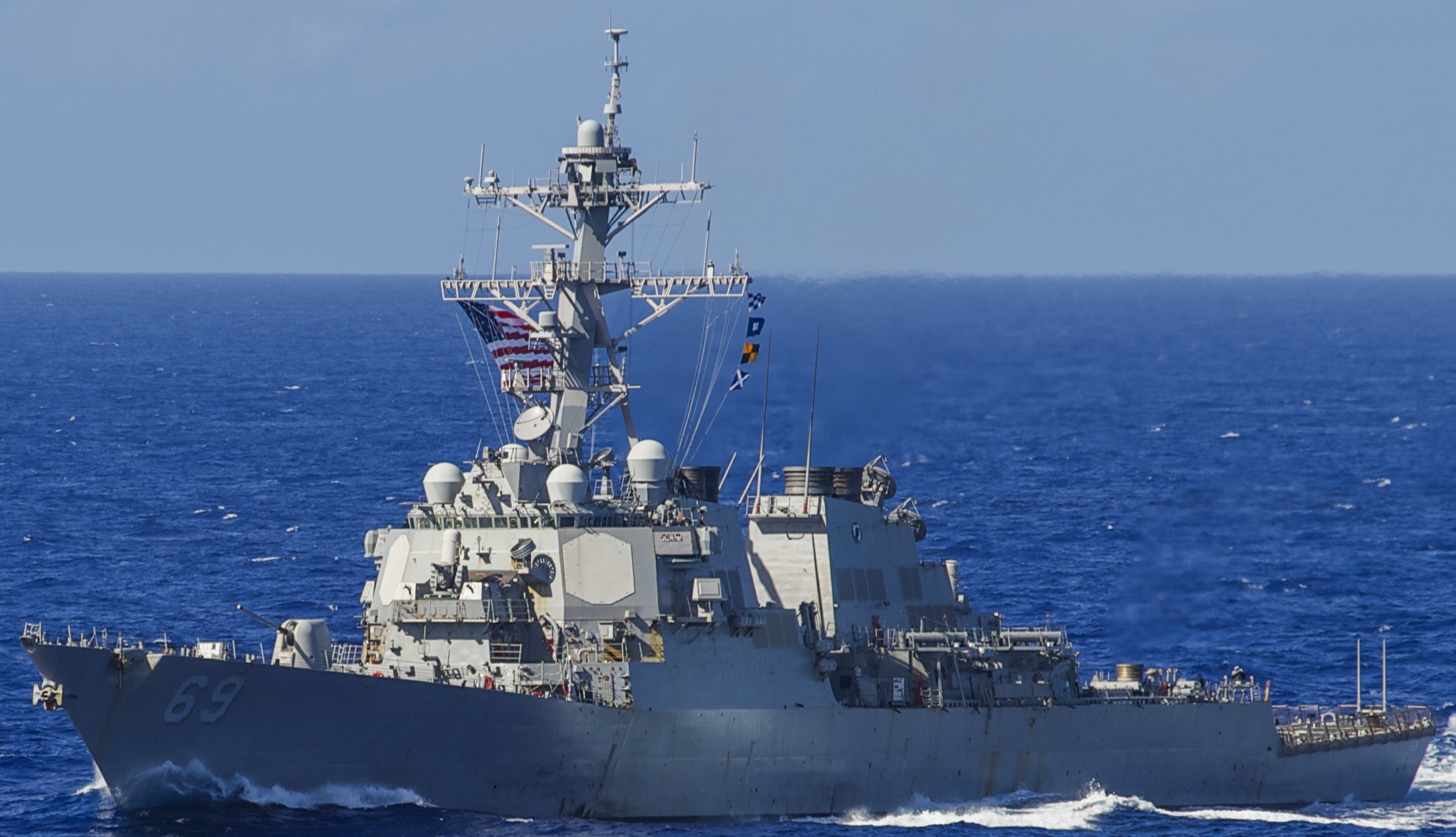 ddg-69 uss milius guided missile destroyer us navy exercise valiant shield 2018 49