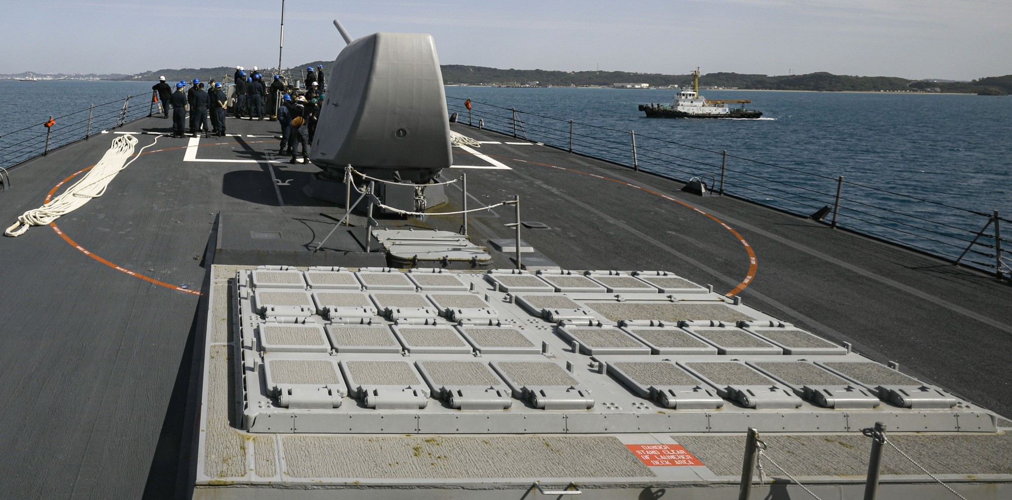 ddg-69 uss milius guided missile destroyer us navy mk.41 vls 66