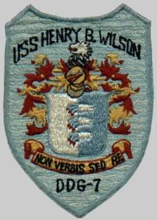 DDG-7 USS Henry B. Wilson patch crest insignia