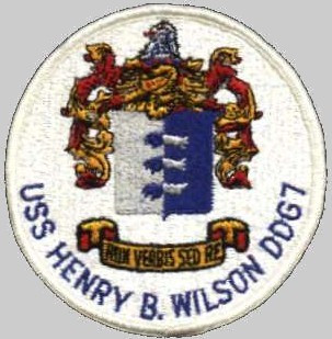 DDG-7 USS Henry B. Wilson patch crest insignia