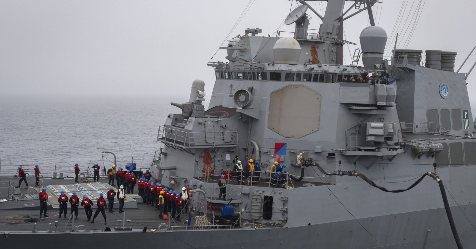 ddg-70 uss hopper guided missile destroyer replenishment at sea ras pacific 101