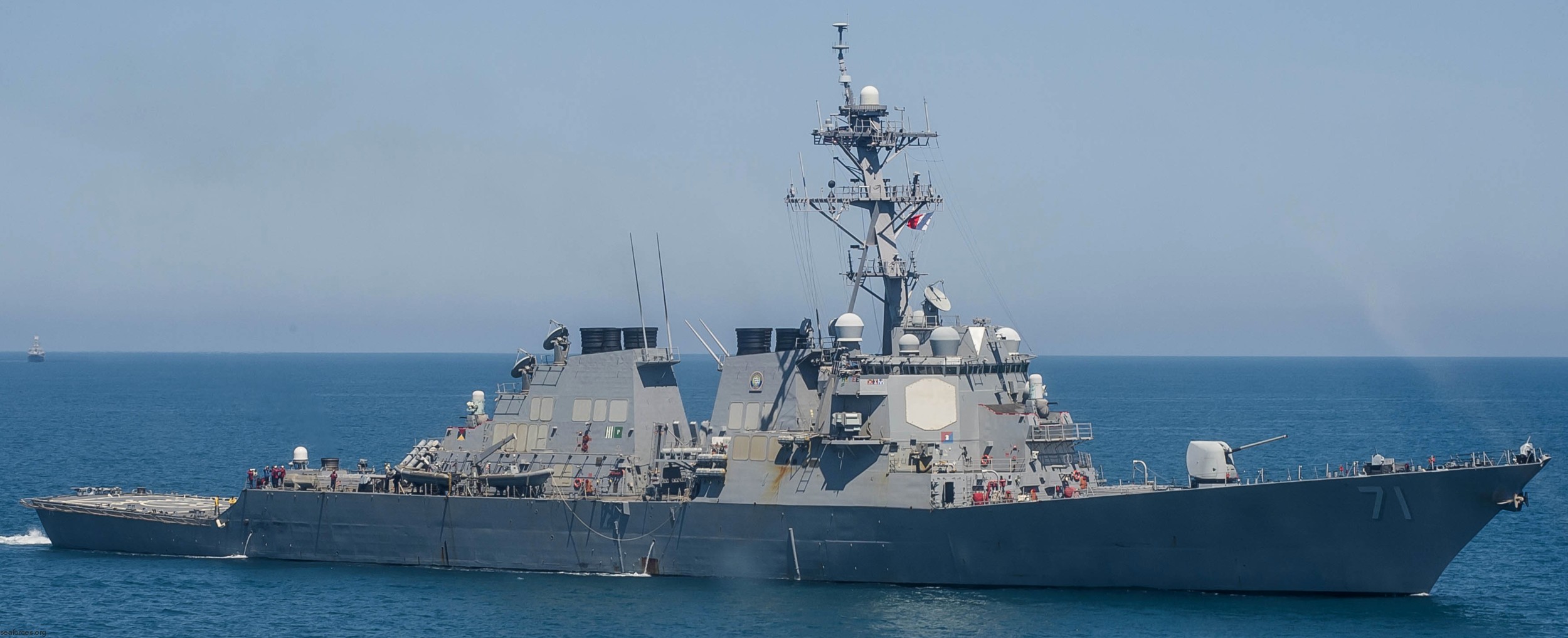 ddg-71 uss ross guided missile destroyer arleigh burke class aegis bmd 53