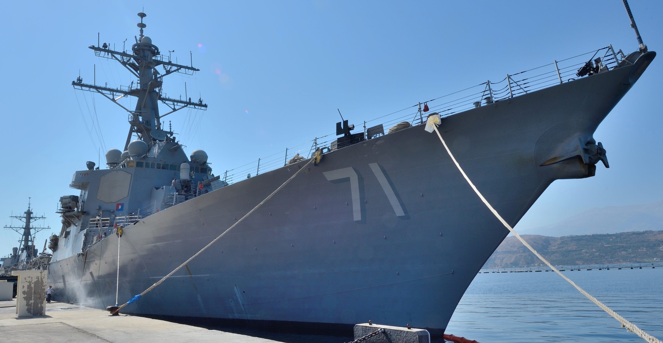 ddg-71 uss ross guided missile destroyer nsa souda bay crete greece 2014 106