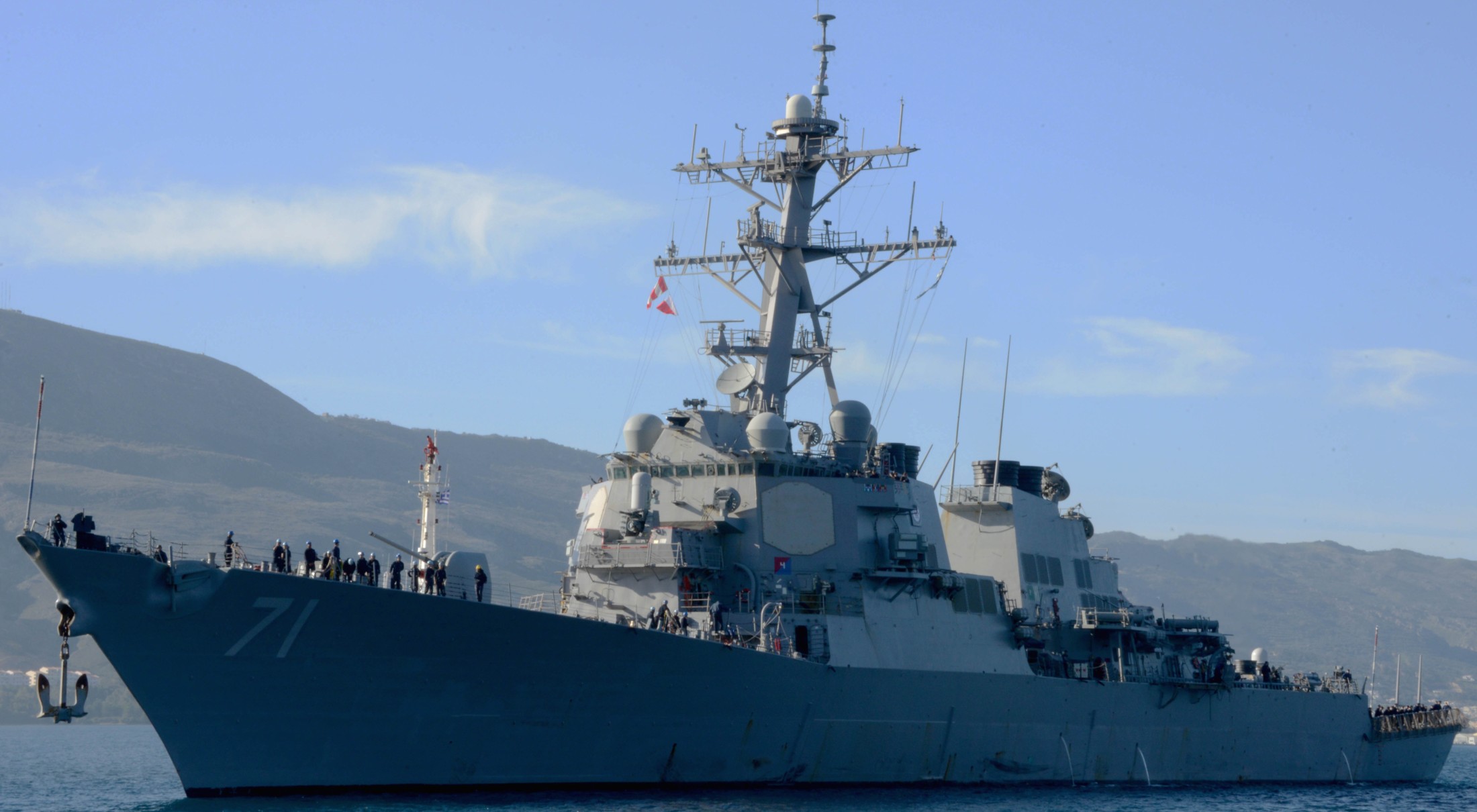 ddg-71 uss ross guided missile destroyer nsa souda bay crete greece 107