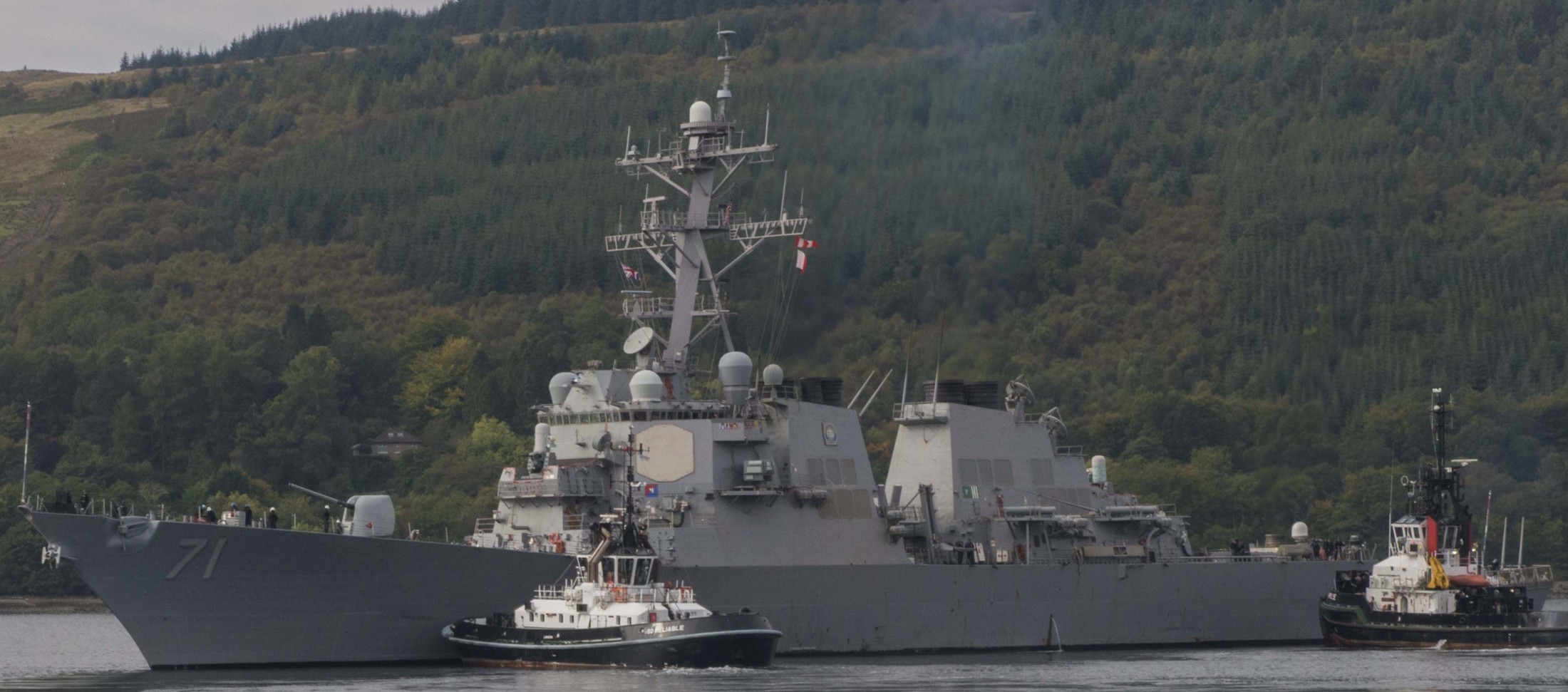 ddg-71 uss ross guided missile destroyer hmnb clyde faslane scotland uk 2015 160