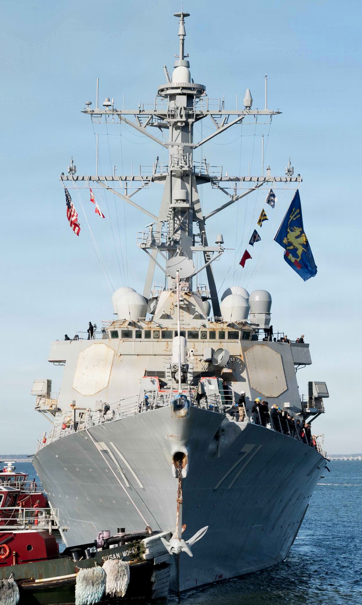 uss ross ddg-71 guided missile destroyer departing norfolk virginia george hw bush csg 2026 169