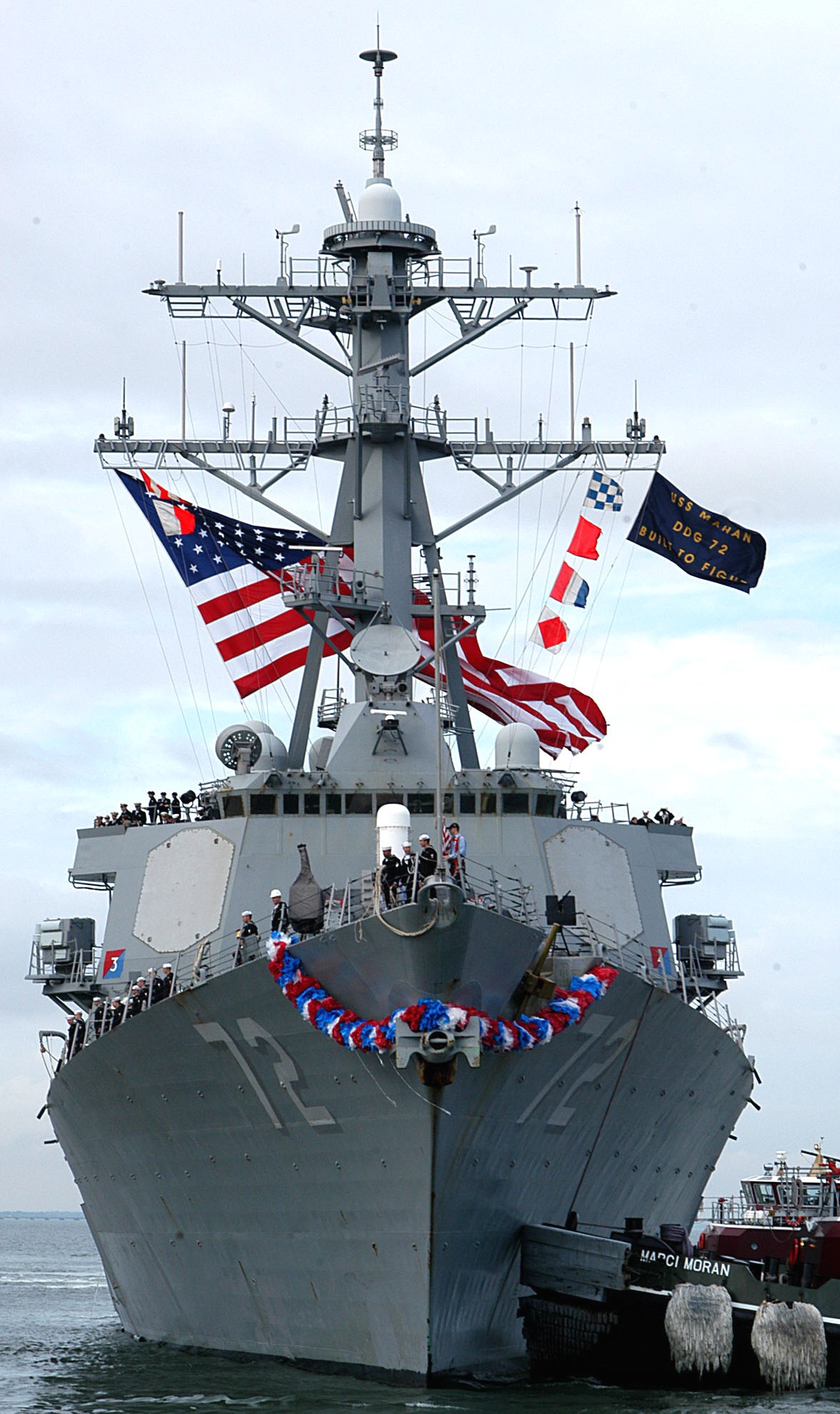 ddg-72 uss mahan guided missile destroyer arleigh burke class aegis bmd 40