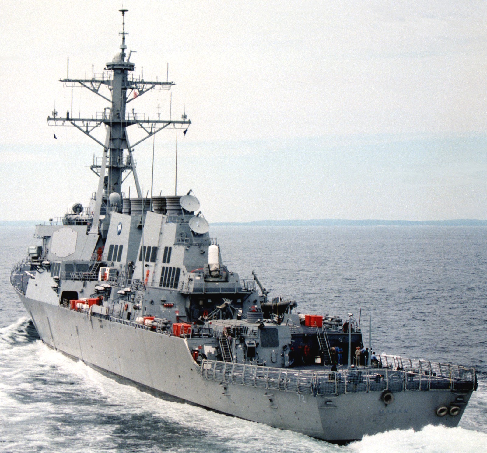 ddg-72 uss mahan guided missile destroyer arleigh burke class aegis bmd 48