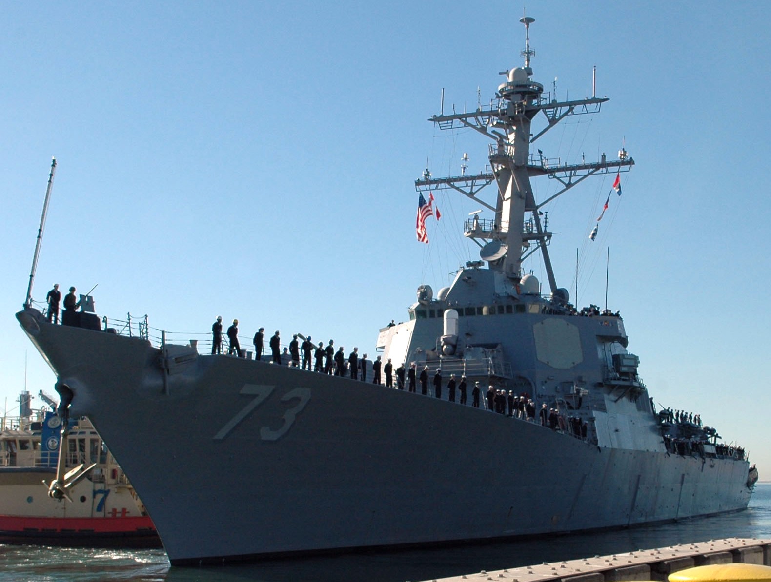 ddg-73 uss decatur guided missile destroyer arleigh burke class aegis bmd 40 naval base san diego