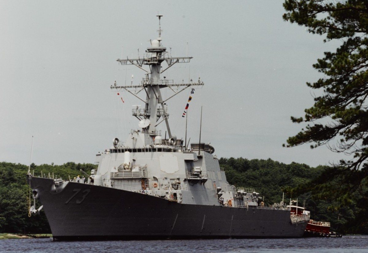 ddg-73 uss decatur guided missile destroyer arleigh burke class aegis bmd 45 bath iron works maine