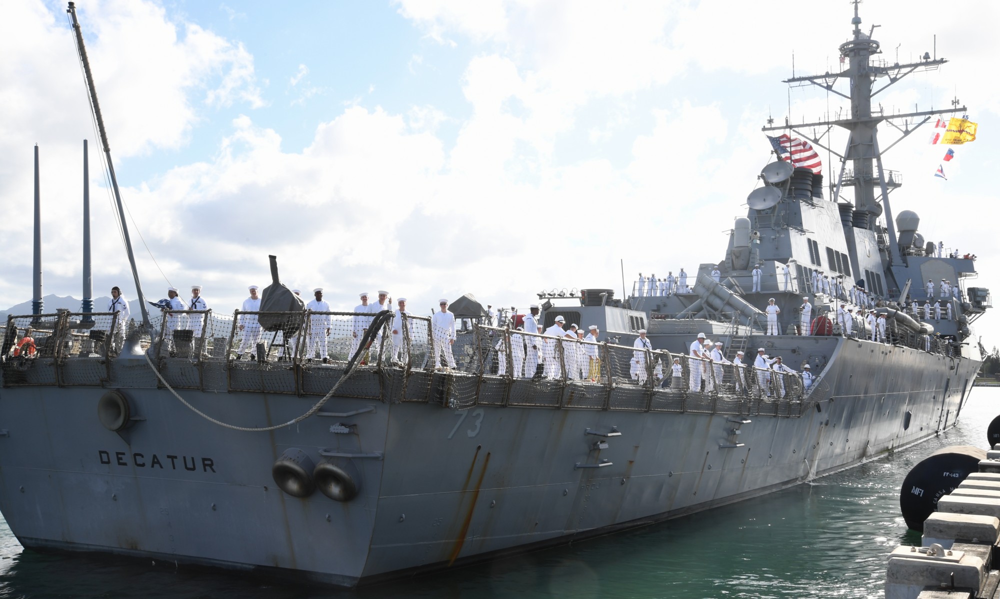 ddg-73 uss decatur guided missile destroyer joint base pearl harbor hickam hawaii 57