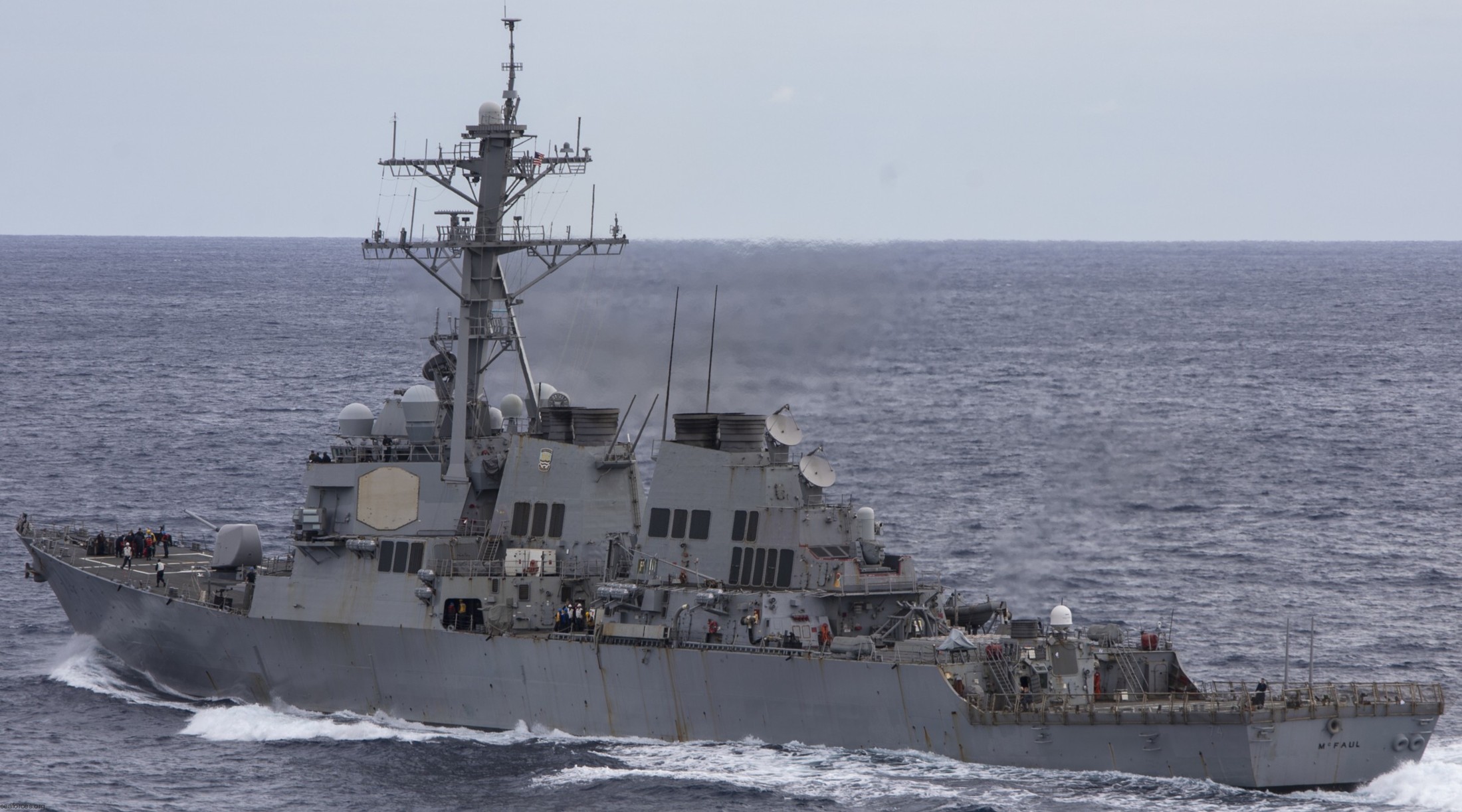 ddg-74 uss mcfaul guided missile destroyer arleigh burke class aegis bmd 20