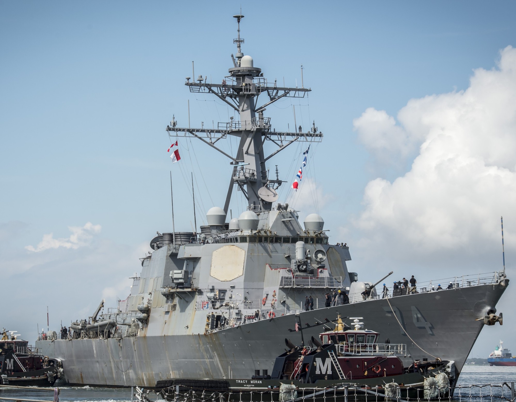 ddg-74 uss mcfaul guided missile destroyer arleigh burke class aegis bmd 22
