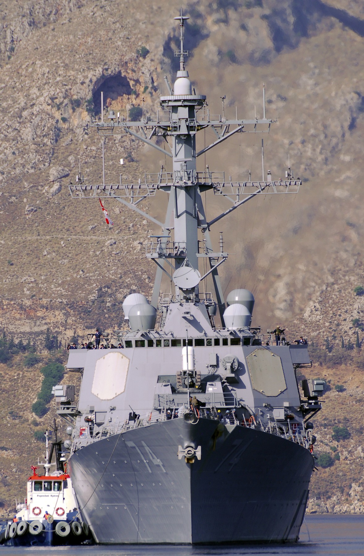 ddg-74 uss mcfaul guided missile destroyer arleigh burke class aegis bmd 38