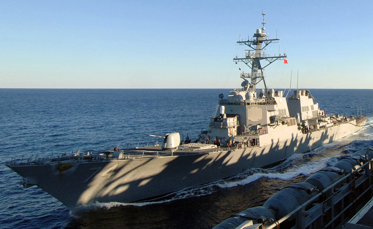 ddg-74 uss mcfaul guided missile destroyer arleigh burke class aegis bmd 48