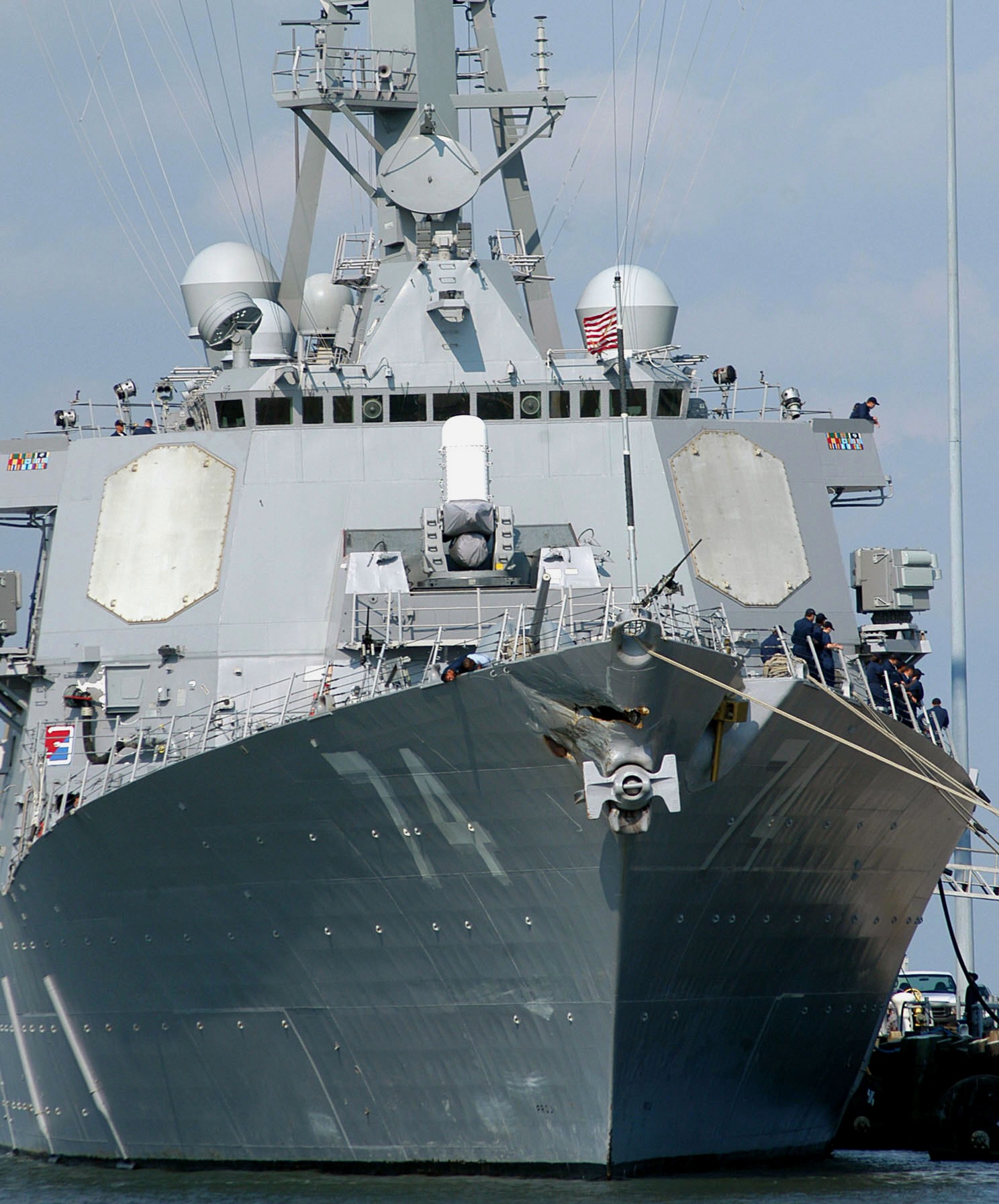 ddg-74 uss mcfaul guided missile destroyer arleigh burke class aegis bmd 49