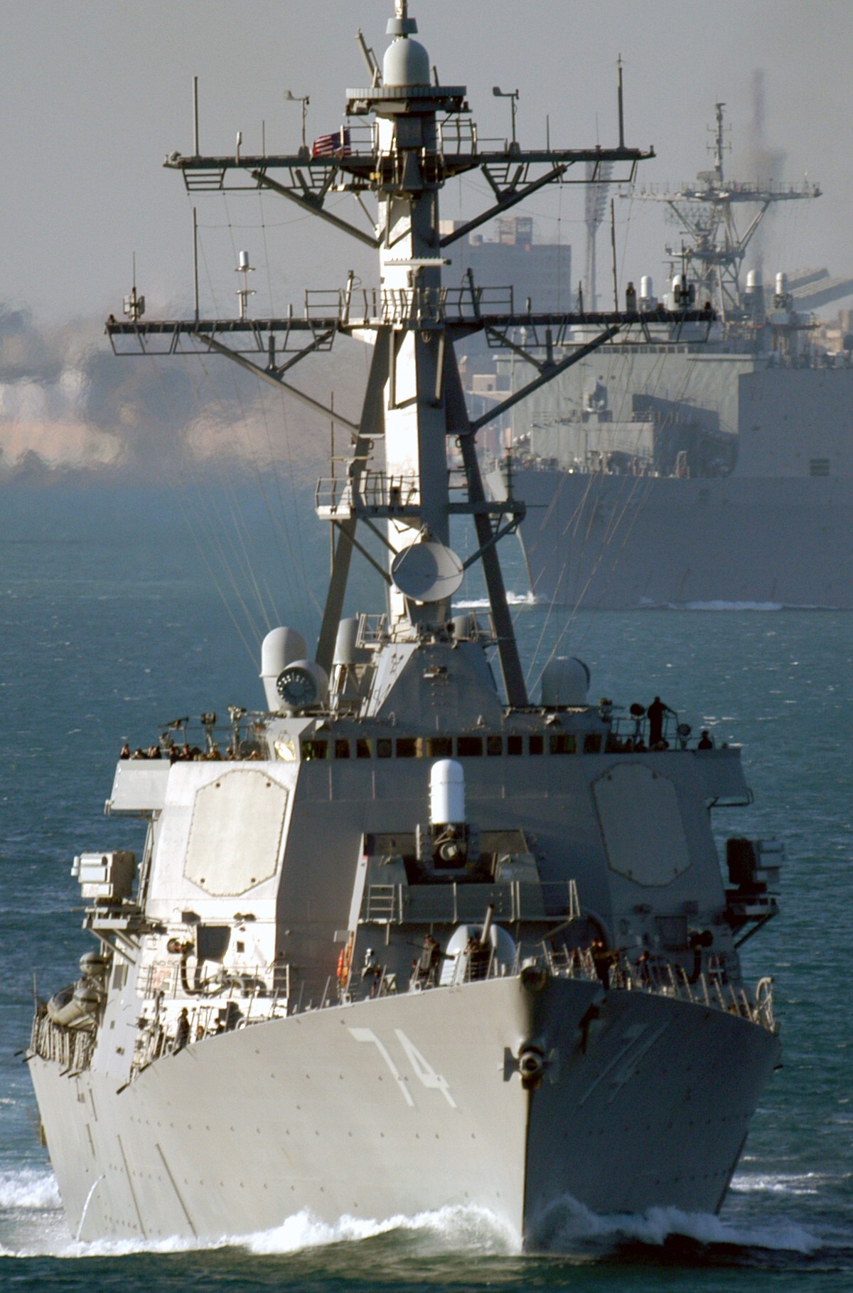 ddg-74 uss mcfaul guided missile destroyer arleigh burke class aegis bmd 51