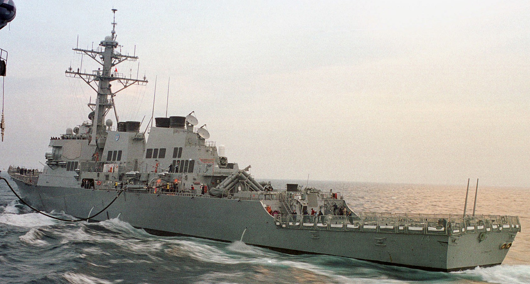 ddg-74 uss mcfaul guided missile destroyer arleigh burke class aegis bmd 56