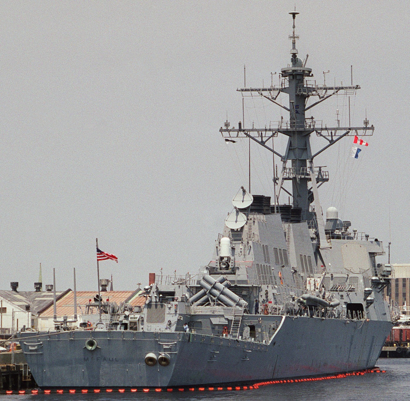 ddg-74 uss mcfaul guided missile destroyer arleigh burke class aegis bmd 58