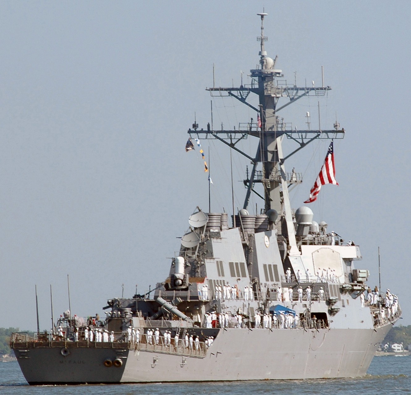 ddg-74 uss mcfaul guided missile destroyer arleigh burke class aegis bmd 59