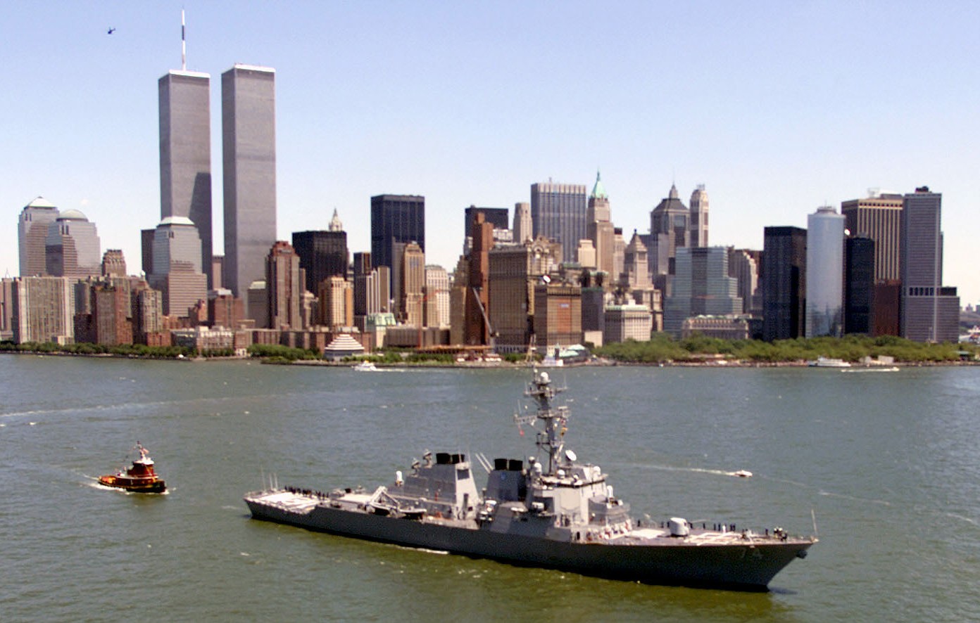 ddg-74 uss mcfaul guided missile destroyer arleigh burke class aegis bmd 64 international naval review inr new york 2000