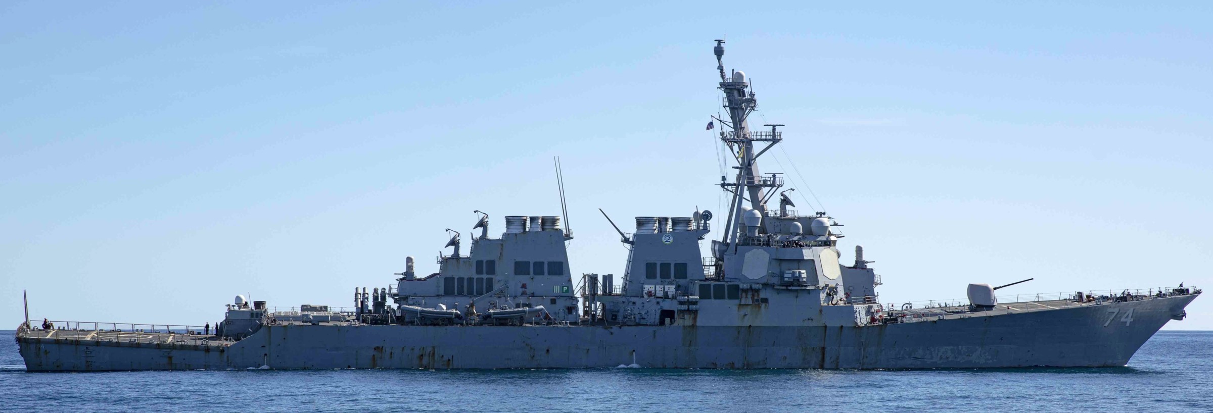 ddg-74 uss mcfaul guided missile destroyer arleigh burke class aegis us navy 74