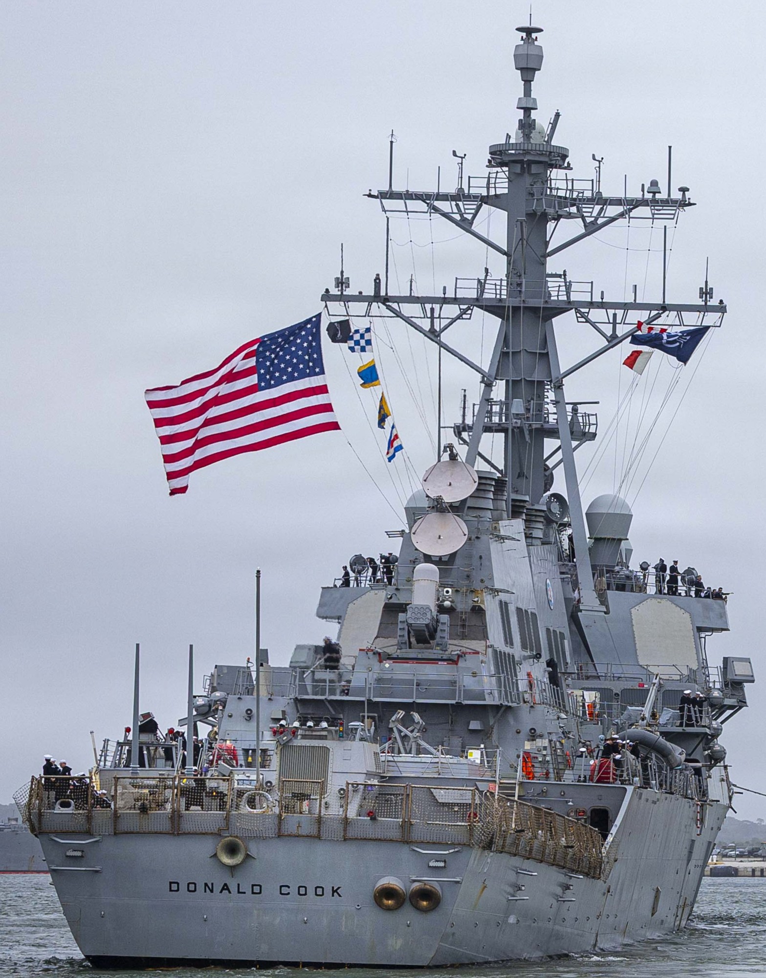 uss donald cook ddg-75 guided missile destroyer departing naval station mayport florida 2026 187