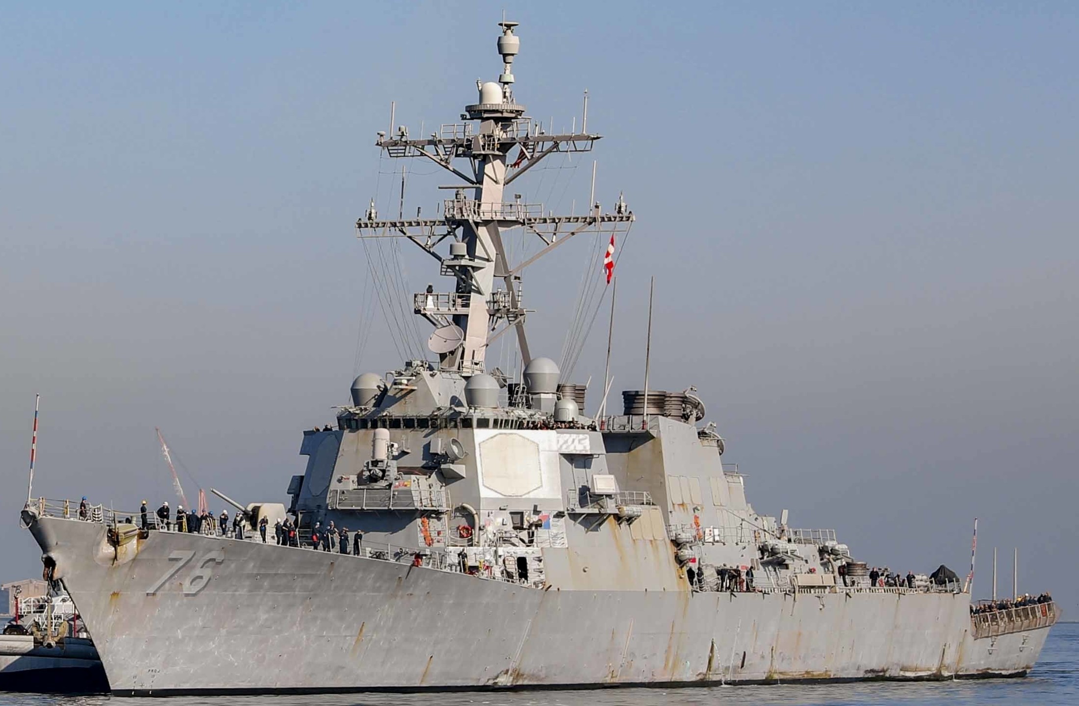 ddg-76 uss higgins guided missile destroyer returning yokosuka 2022 61