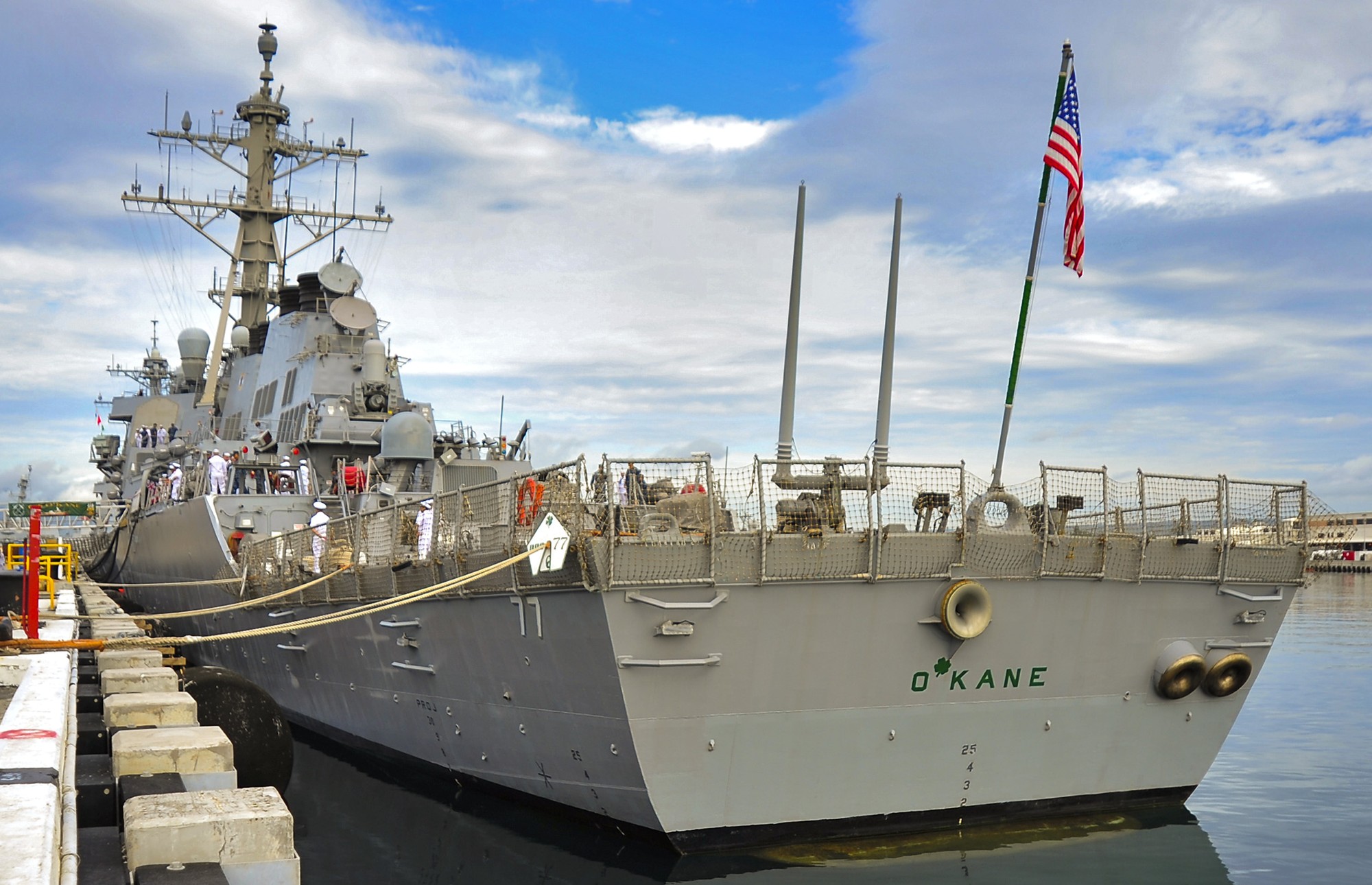 ddg-77 uss o'kane guided missile destroyer arleigh burke class navy aegis pearl harbor hickam 69