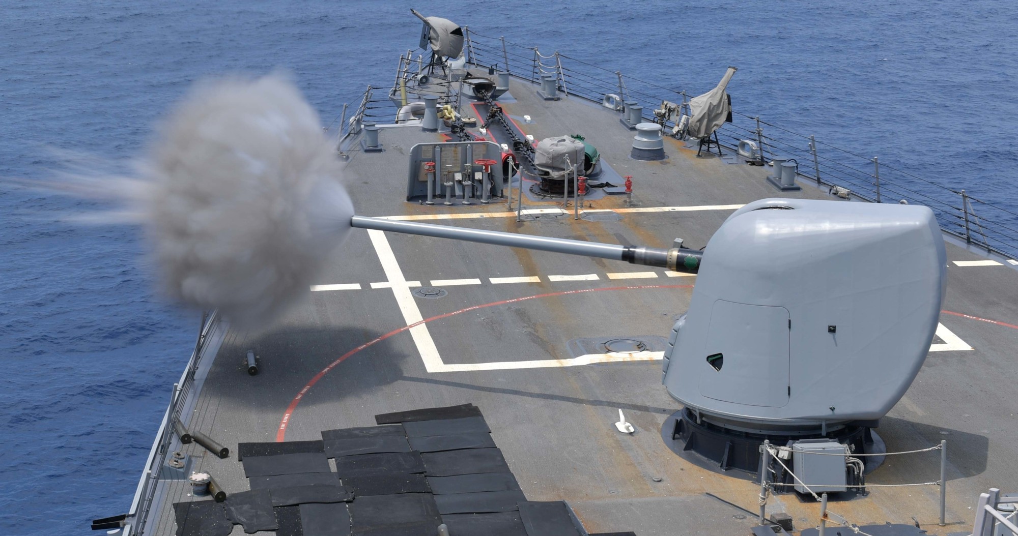 ddg-77 uss o'kane guided missile destroyer mk.45 gun fire rimpac 2018 72